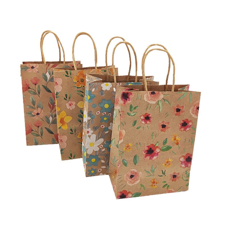Event Party Shop - 12/24 adet Kraft kağıt çiçek hediye