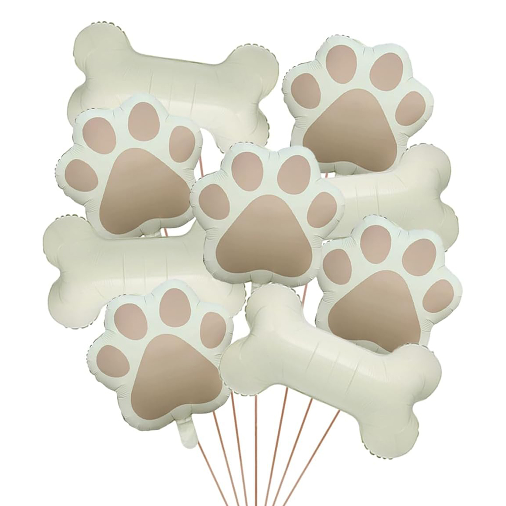Let'S Party Event Supply - 9 Adet/Set Büyük Köpek Patileri Alüminyum