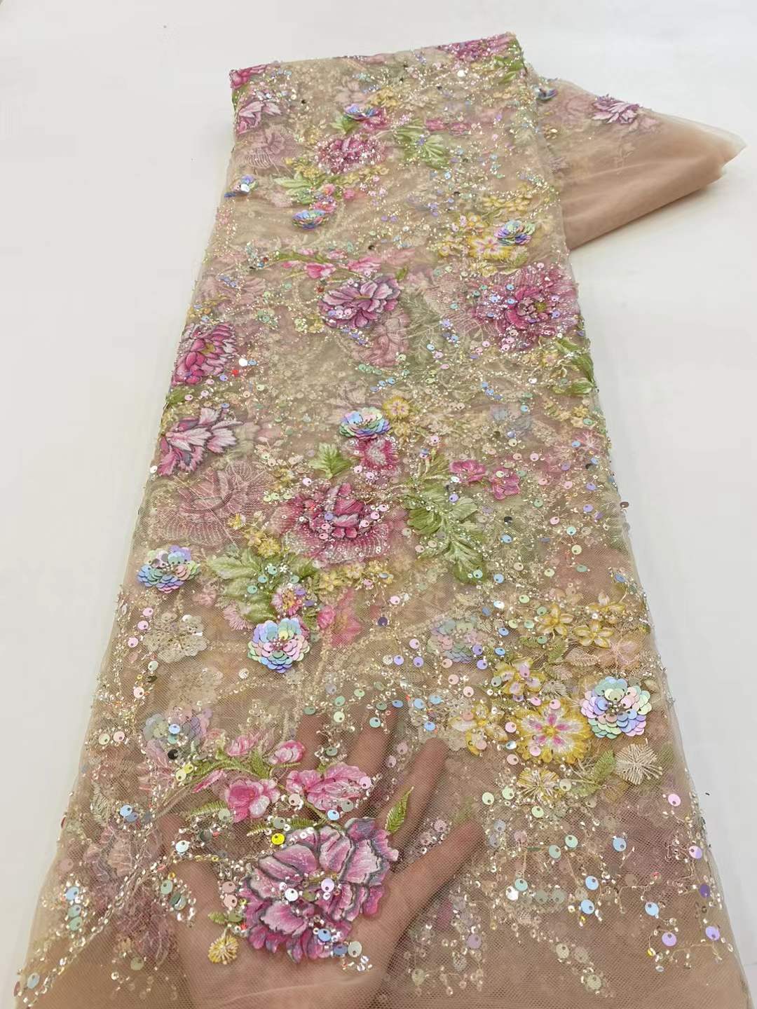Glitter Tablecloth - Afrika Dantel Kumaş 2026 Yüksek Kaliteli
