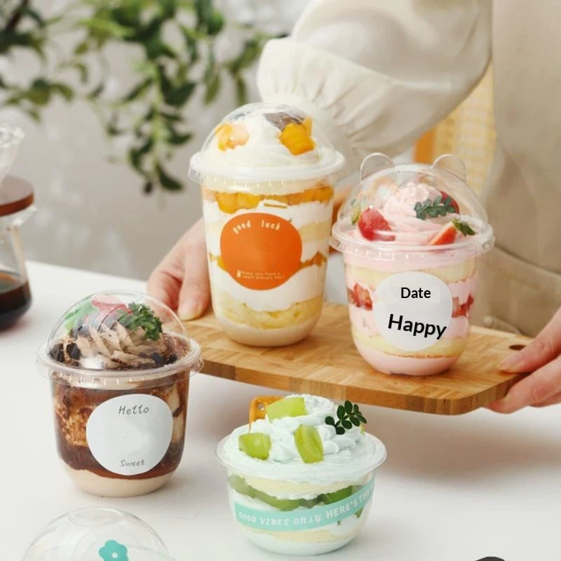 Plastic Cup 50Pcs - 【CPI】50 Adet Tek Kullanımlık Salata Bardağı
