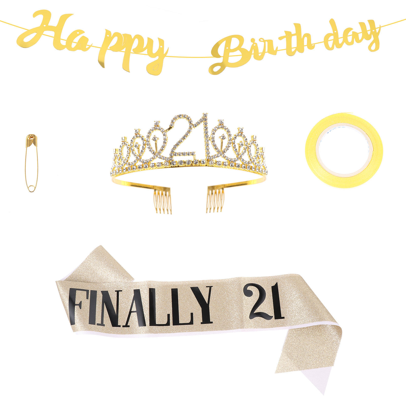 1 Set Doğum Günü Tacı Simli Af - Birthday Sash Glitter incelemesi ve fiyatı