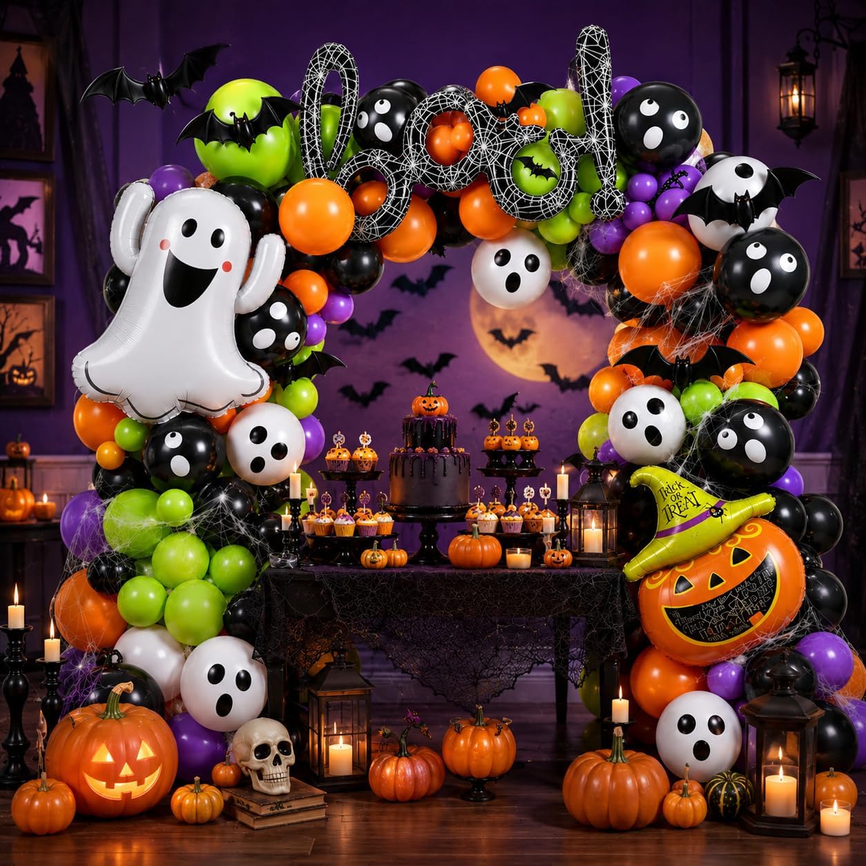 184 Parça Cadılar Bayramı Balo - Balloon Arch Kit incelemesi ve fiyatı