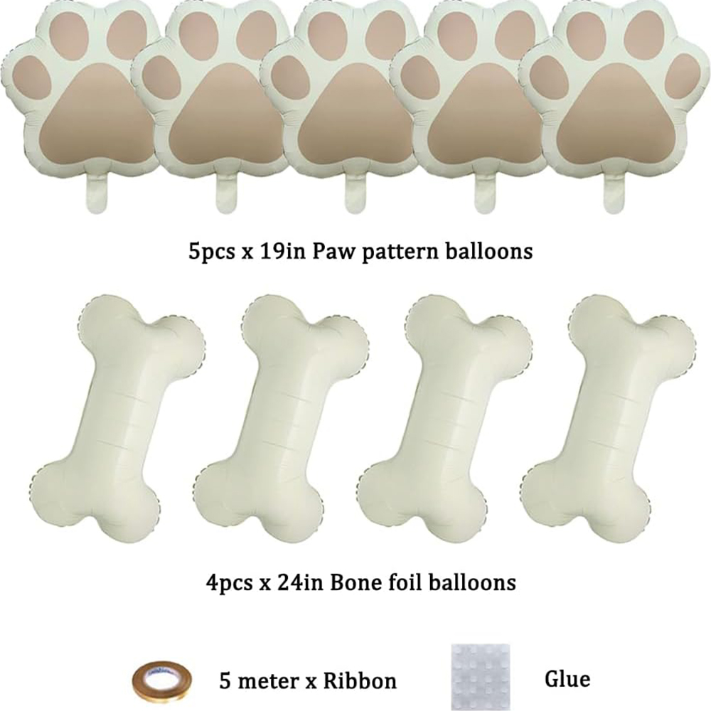 9 Adet/Set Büyük Köpek Patiler - Let'S Party Event Supply incelemesi ve fiyatı