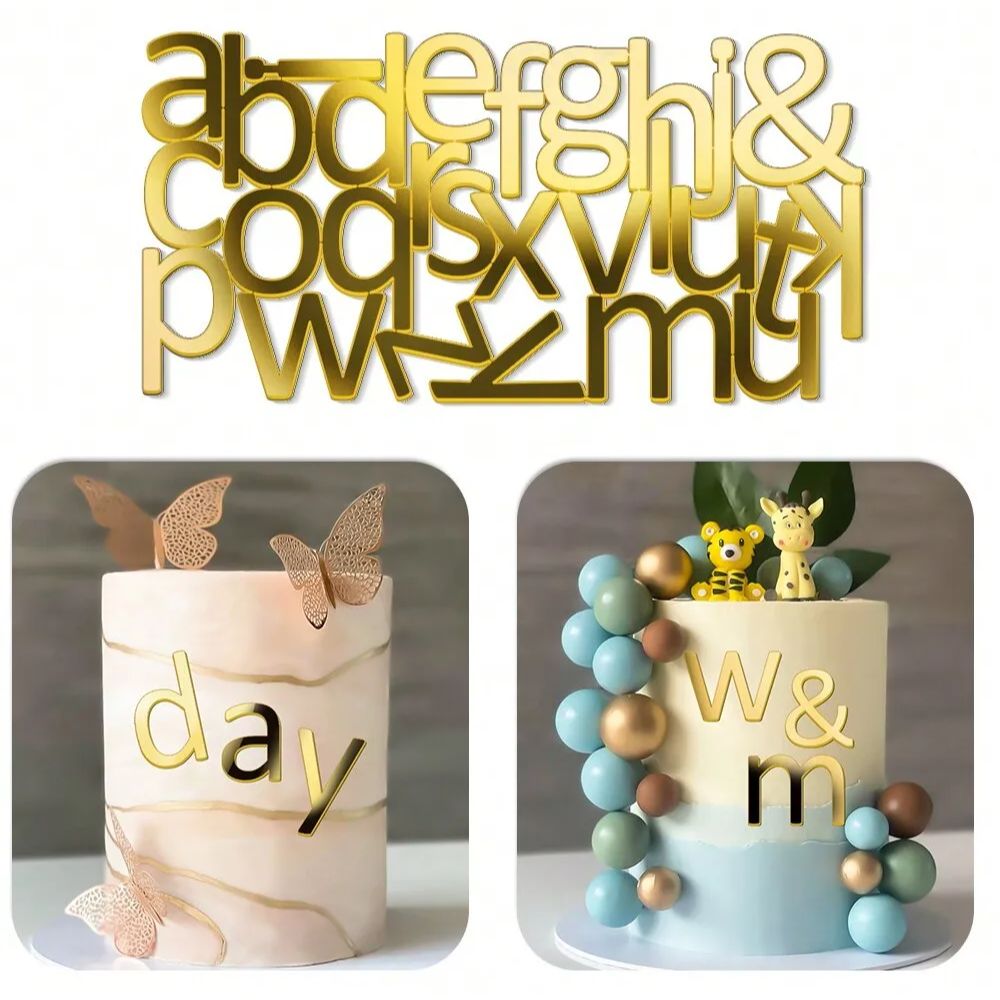 1 takım Altın Ayna Akrilik A-Z - Event Z incelemesi ve fiyatı