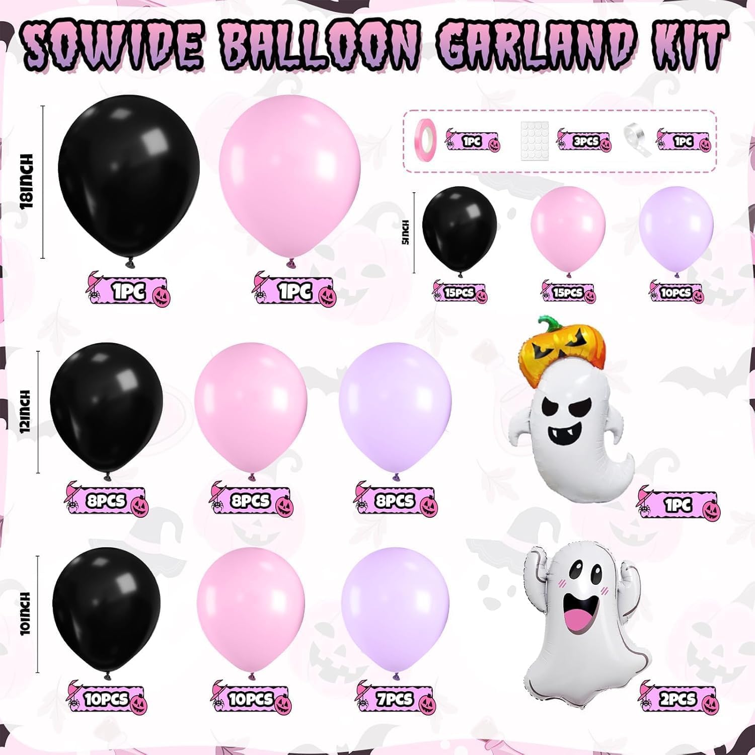 Cadılar Bayramı Balon Kemeri S - Balloon Arch Kit incelemesi ve fiyatı