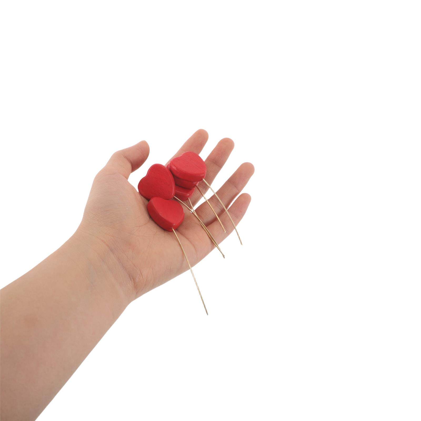 6 Adet Mini Ahşap Kalp Çubukla - Centerpiece Stick incelemesi ve fiyatı