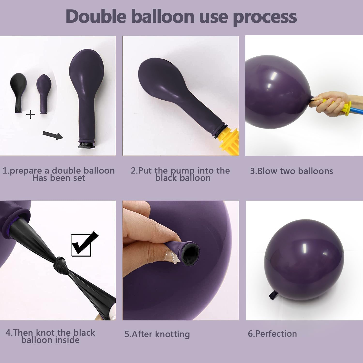 Siyah Mor Balon Kemer Seti Çif - Balloon Arch Kit incelemesi ve fiyatı